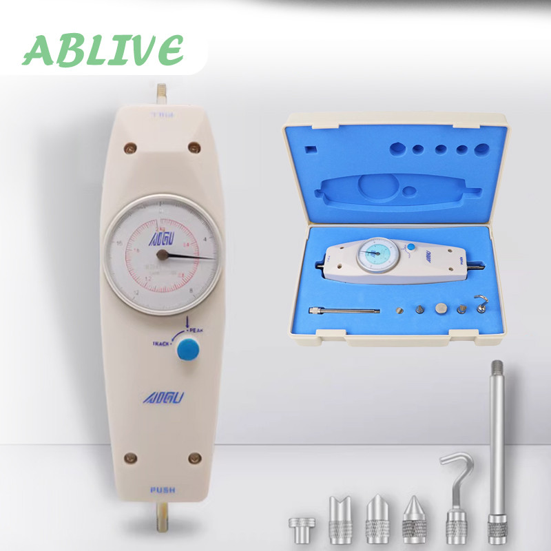 

1set Push Pull Gauge Nk-500n 50kg 5 Kepala Pengukur