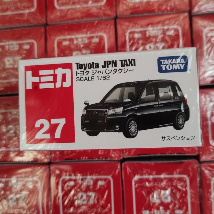 DIECAST TOMICA 1/62 #27 TOYOTA JAPAN TAXI MINIATUR