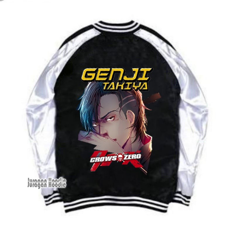 FAGRES_SHOP Jaket Sukajan Baseball Takiya Genji / Bomber Sukajan Jepang Anime Cosplay Pria Wanita