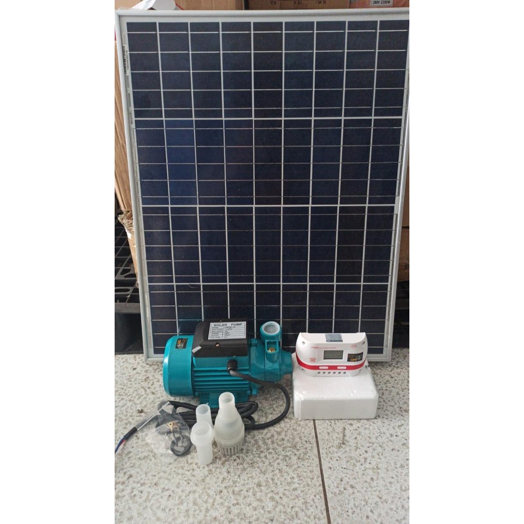 Pompa Tenaga Surya 180w/ 1 set pompa dengan Panel surya 50wp murah