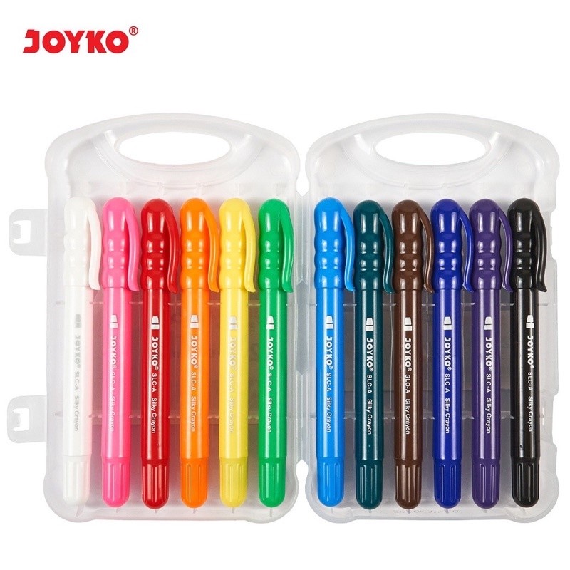 

Silky Crayon Krayon Halus Joyko SLC-A-12 SLC-A-24 SLC-A-36 SLC-A-48 Warna Colors