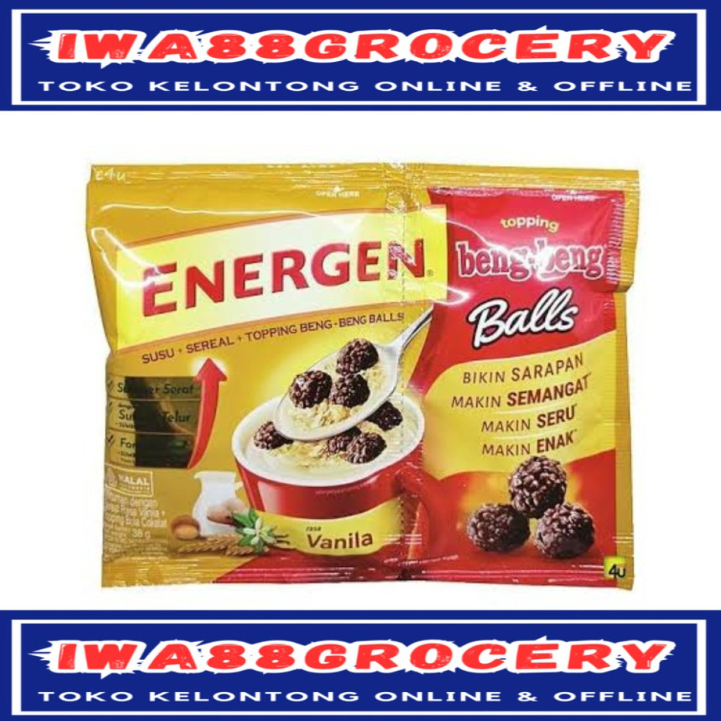 

Energen toping beng-beng sachet