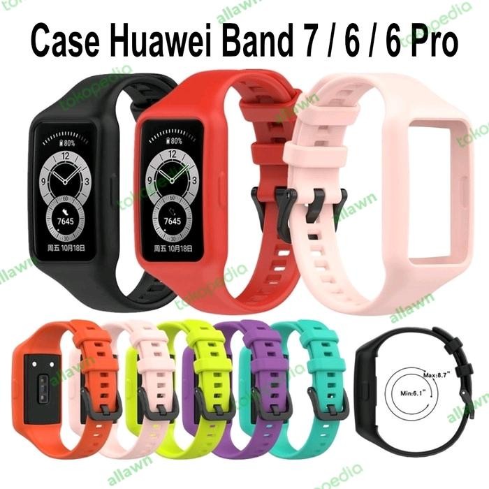 Strap Huawei band 7 Case Huawei band 6 Pro Soft Silicone