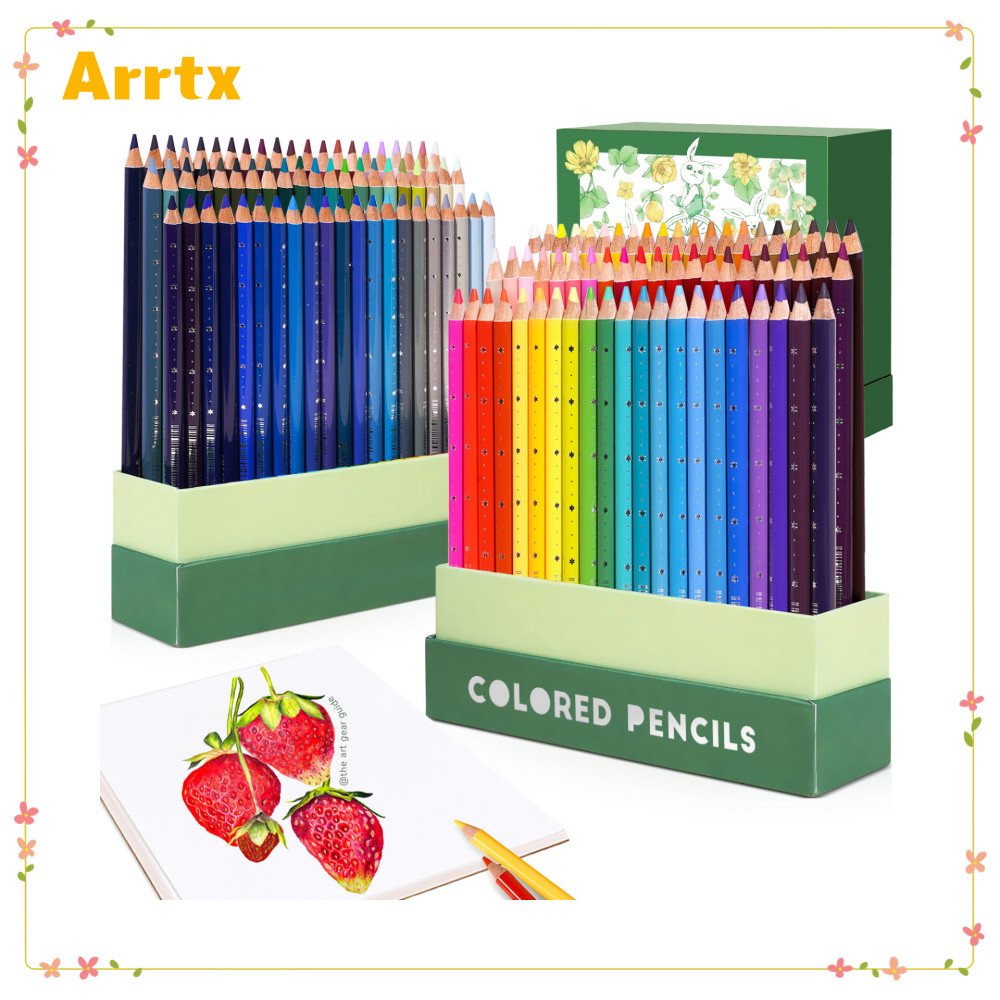 

Arrtx 126 Colored Pencil Set Soft Core for Adult Color Drawing Blending Shading Sketching Art Supplies for Artists Beginners