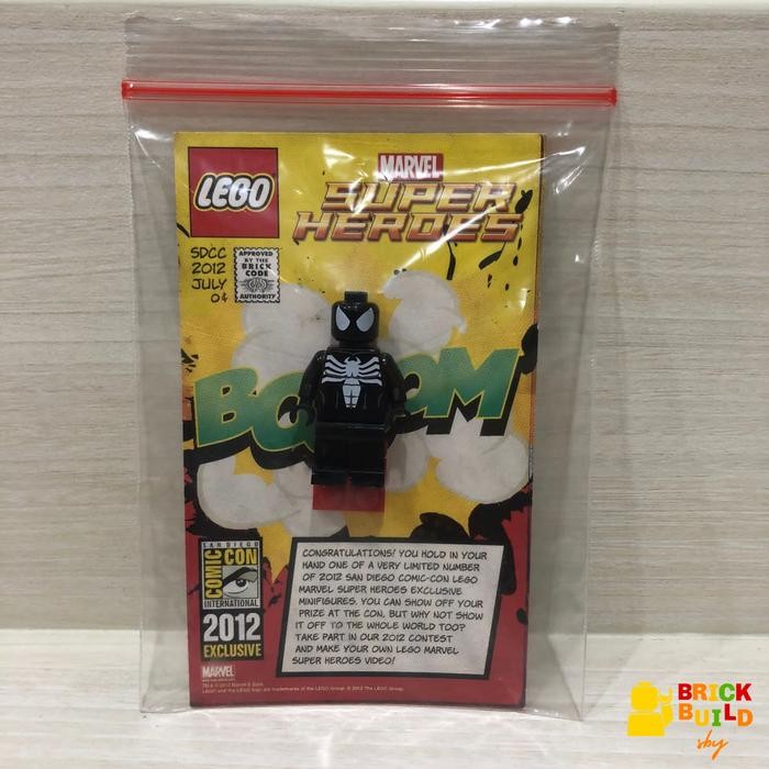 Lego Spider Man un Black Symblote Costume SDCC 2012 Exclusive