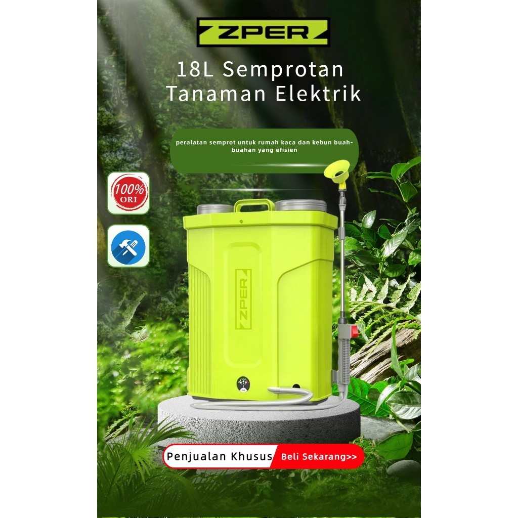 ZPER 18L Alat Semprot Tanaman lat semprot rumput Semprotan solo Tanaman Elektrik  Knapsack Sprayer T