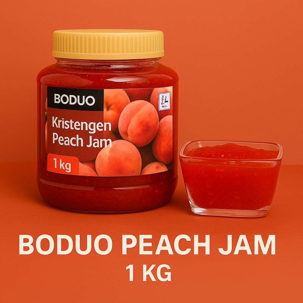

BODUO XINSHENG PEACH PINK JAM - Untuk Mixue, Momoyo, Wedrink, Tian lala, Chagee, Cooler City - Selai Peach Pink - Distributor resmi - Murah Halal - 1kg