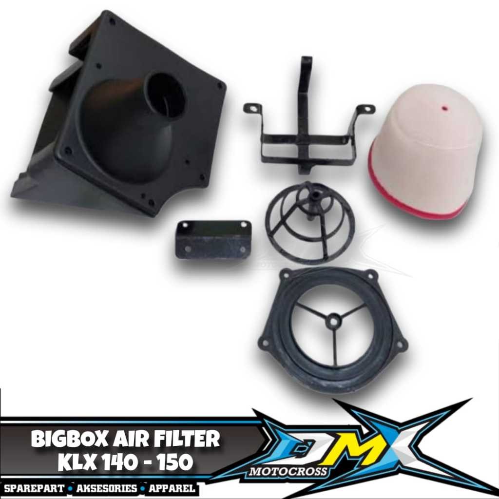 BIGBOX AIR FILTER BOX FILTER UDARA BORE UP KLX 150 (BONUS FLAP FENDER MONOSHOCK)