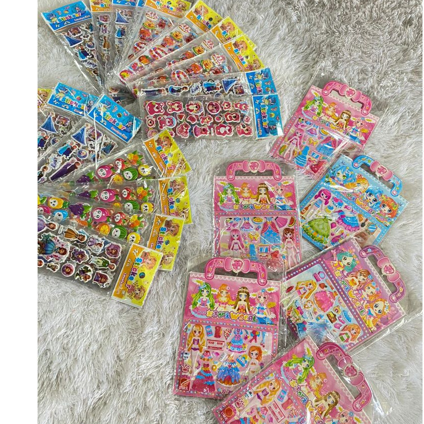 

Paket 6 Stiker Anak Timbul Karakter Dan Stiker Model Tas - Karakter RANDOM - Mainan Anak / G B