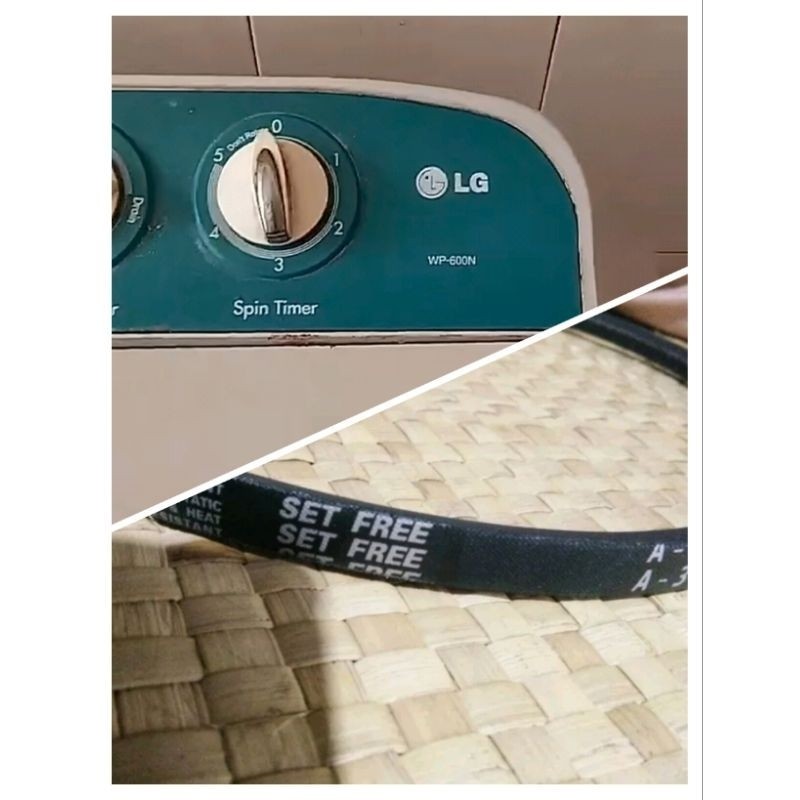 Sparepart mesin cuci ready KARET V-BELT MESIN CUCI LG WP-600N