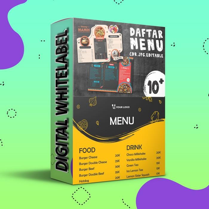 15 Desain Buku Menu Eksklusif - CDR