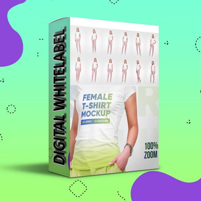 Mockup Kaos Fashion Wanita