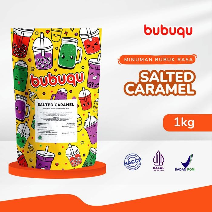 

Bubuqu Powder Drink Salted Caramel - Bubuk Minuman Karamel Gurih 1 Kg Terlaris
