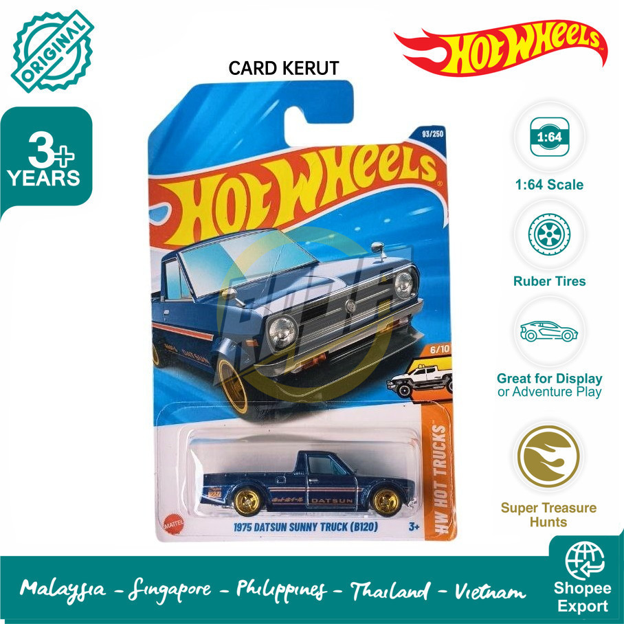 Hot Wheels Super Treasure Hunt STH 1975 Datsun Sunny Truck (B120) THS