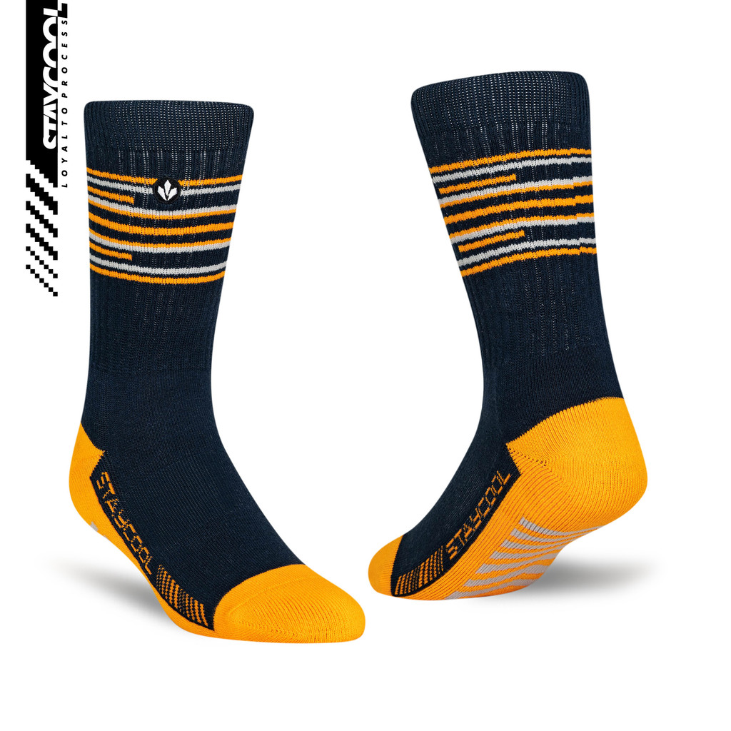 STAYCOOL SOCKS KAOS KAKI FASHION BASIC - ATTITUDE NAVY