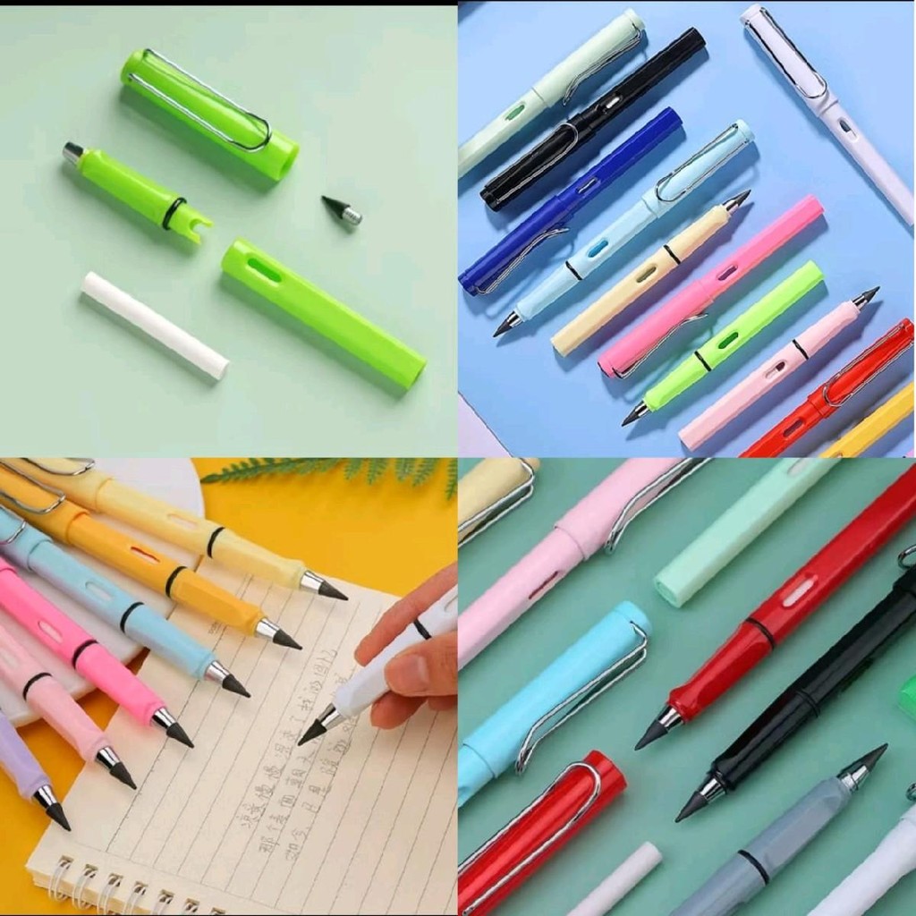 

pensil abadi tidak bisa habis pensil Tanpa Batas HB 0.5mm / Eternal Pencil Pensil Ajaib Tanpa Rautan + penghapus
