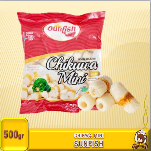 

Sunfish Chikuwa Mini 500g Frozen Food Olahan Ikan selain Cedea