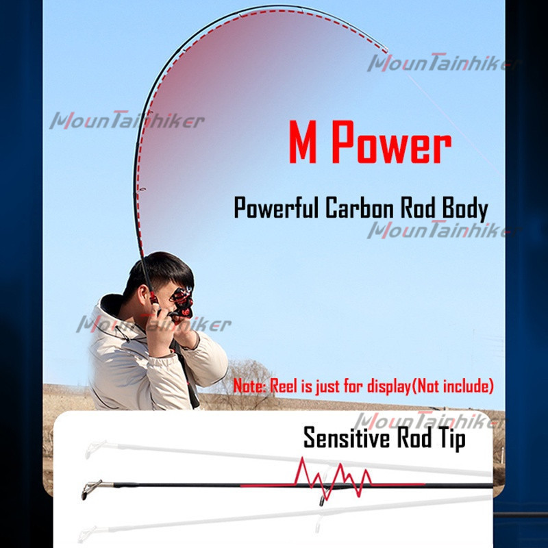 RB joran rod Joran Pancing Carbon Sutet 2 Bagian Jual joran casting Carbon Fiber Max Drag 20kg