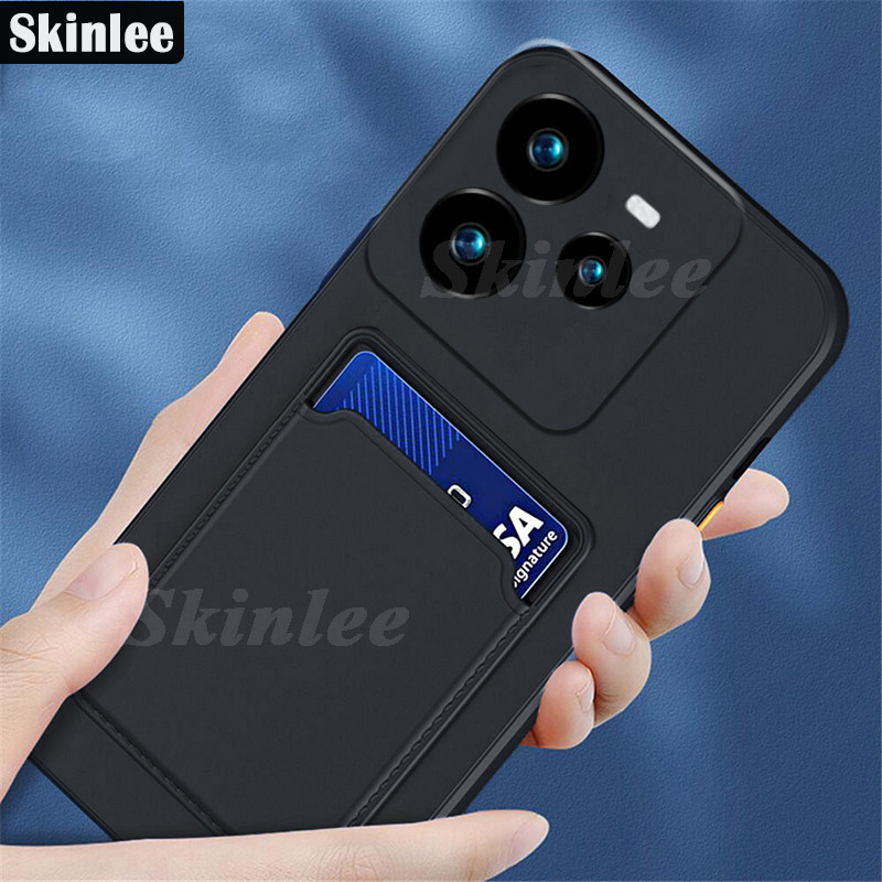 For Realme GT7 GT8 Pro GT 7T C75 case Card Slot Card Silica Gel Soft Holder Wallet Case For Realme G