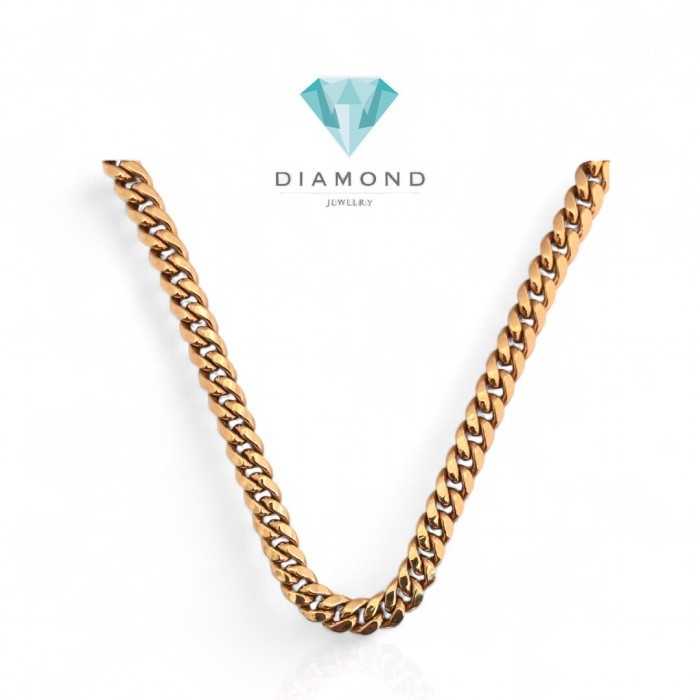 Sisik naga kalung emas chain 18k-Diamond jewelry