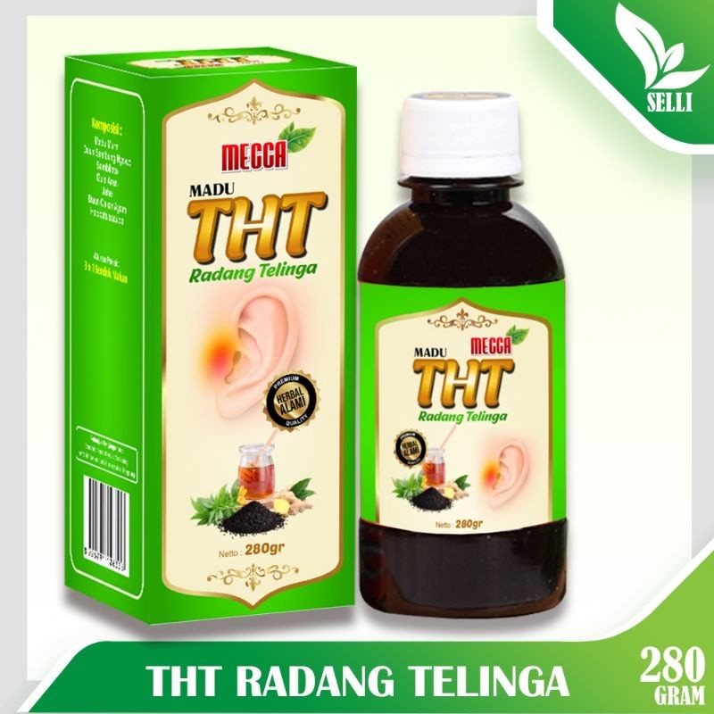 Mecca Madu THT Radang Telinga 280gr Madu tht hijau Mecca / Obat Sakit Telinga