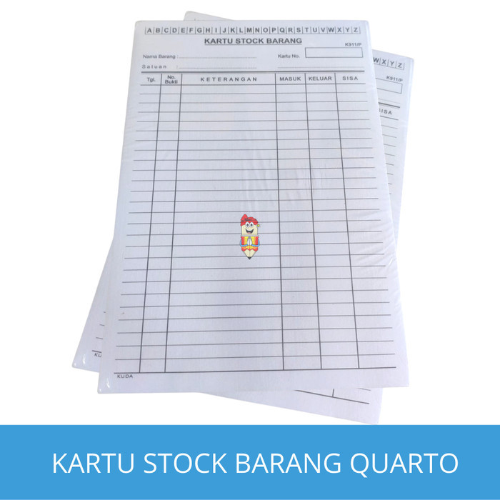 

Kartu Stock / Stock Card Bamboo ukuran A5 [50 Sheets]