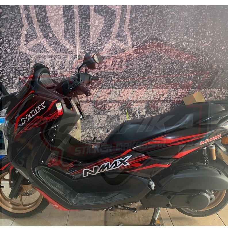 Stiker Decal Motor NMAX NEW 2022 Striping Setiker Dekal Variasi Aksesoris Emblem Seteriping ALL NEW