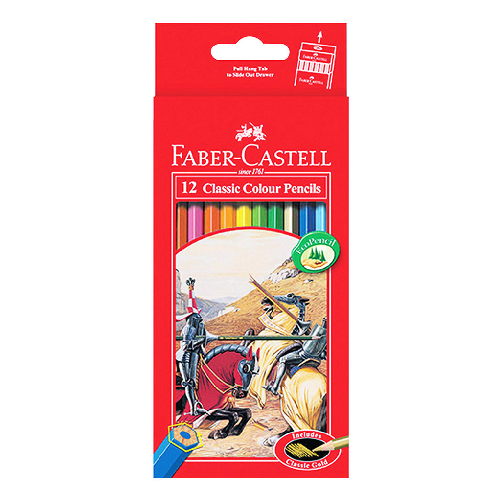 

Faber Castell Pensil Warna Classic 12 Warna Alat Gambar Melukis