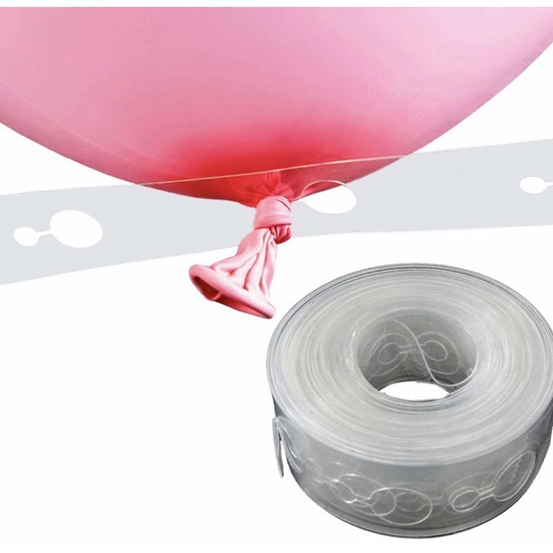 

Stripe Tape Balon Dekor 5M / Rantai Balon 5Meter