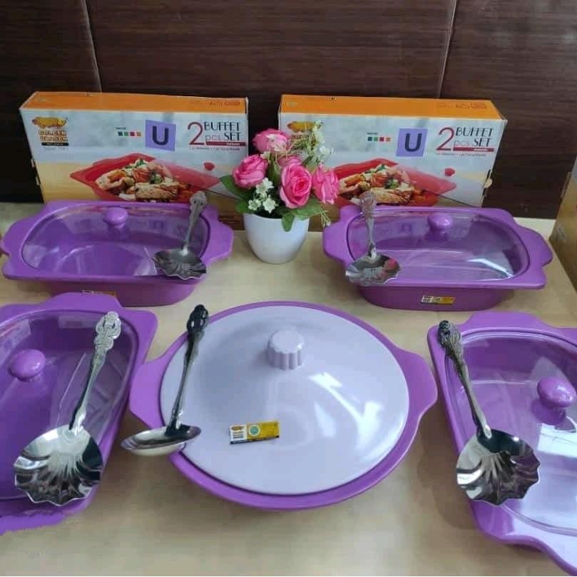 Buffet set prasmanan melamin 5pcs Mangkok Sayur