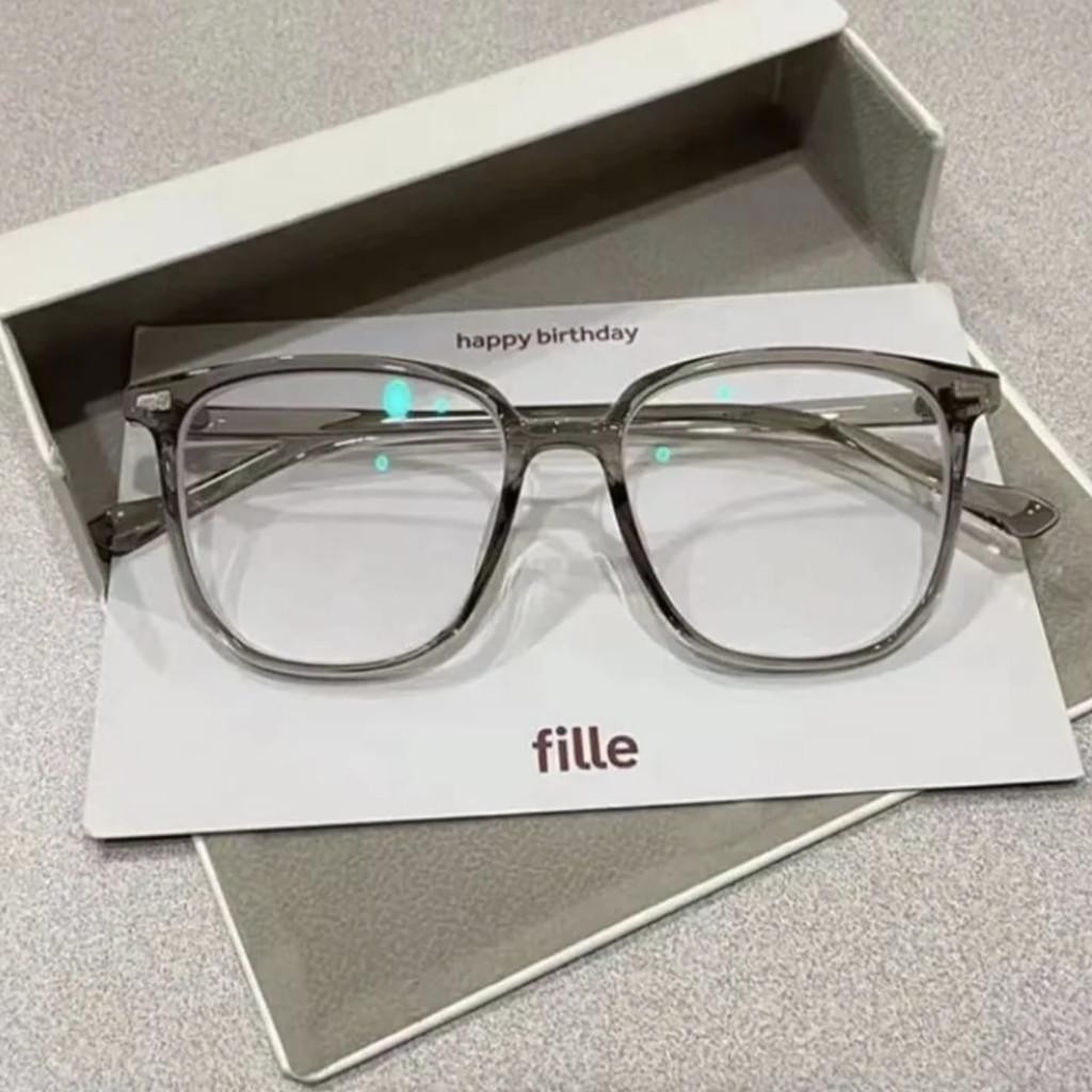 WK-033 Kacamata Minus -1 -2 -3 -4 -5 -6 Fashion Korea Retro Anti Blue Light anti Radiasi Model Cat E