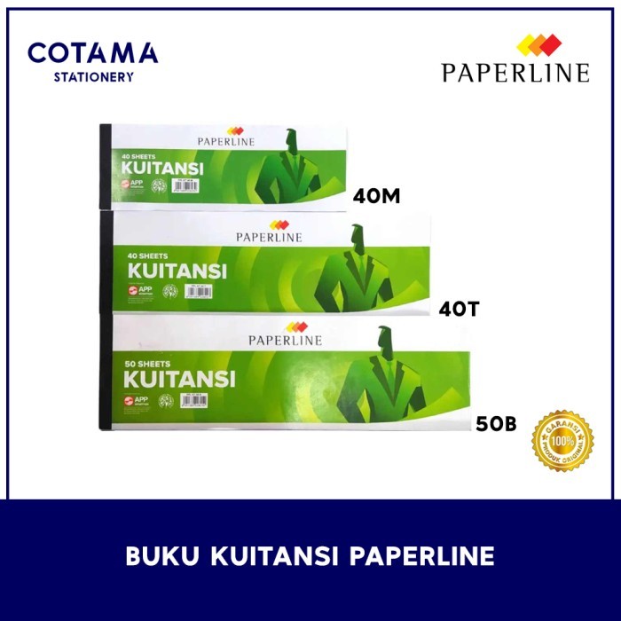

Buku Kwitansi / Kuitansi Paperline - Kecil Sedang Besar