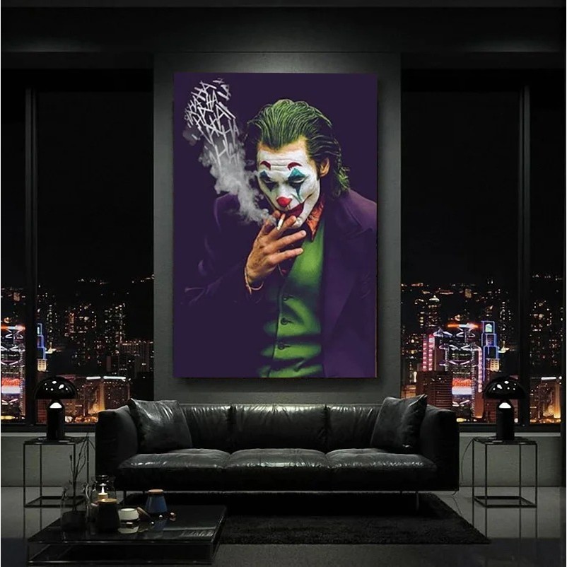 

The Jokers Movie Star Canvas Painting Modern Mysticism Poster Print High-end Wall Art Pictures Living Room Hotel Home Decor