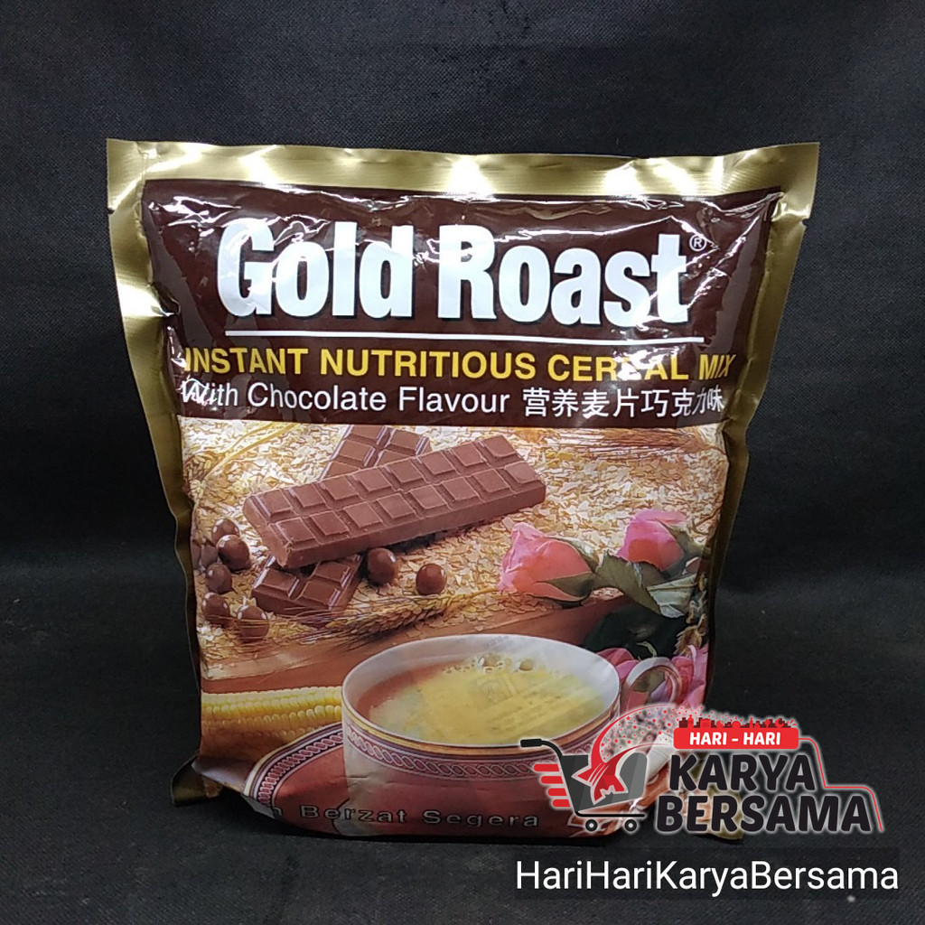 

MINUMAN CEREAL INSTAN GOLDROAST GOLD ROAST CEREAL MIX CHOCOLATE FLAVOUR BAG 20'S X 30GR