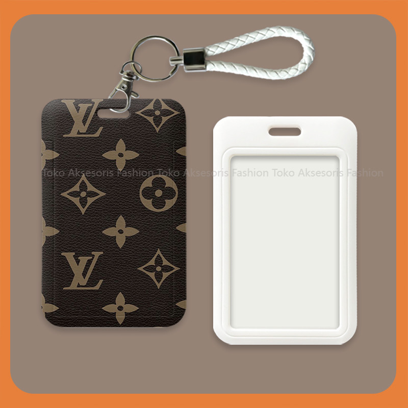 

id card holder tempat kartu lucu layer lanyard photocard aesthetic gantungan kartu nama tag cute nametag cari di lanyard 058