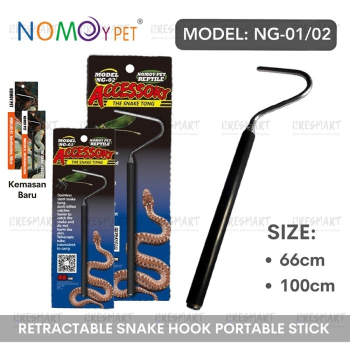 SNAKE HOOK STICK CATCHER TONGKAT PENANGKAP PENGAIT STIK ULAR STAINLESS