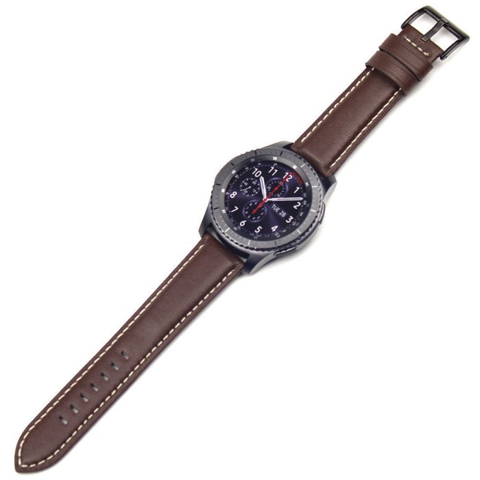 Samsung Gear S3 Classic/ Frontier Genuine Leather Strap - Band - Hitam