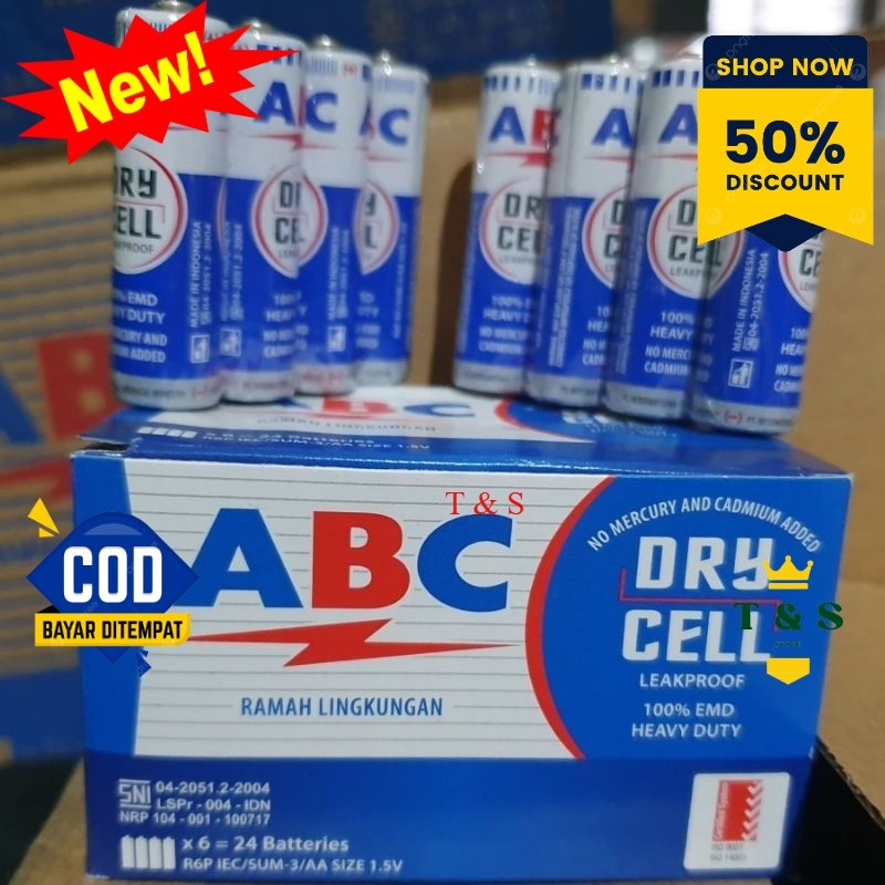 Baterai A2 ABC  [4 pcs] Battery / Batu Baterai / Baterai ABC AA / Batre ABC AA / Batrai / Battery AA