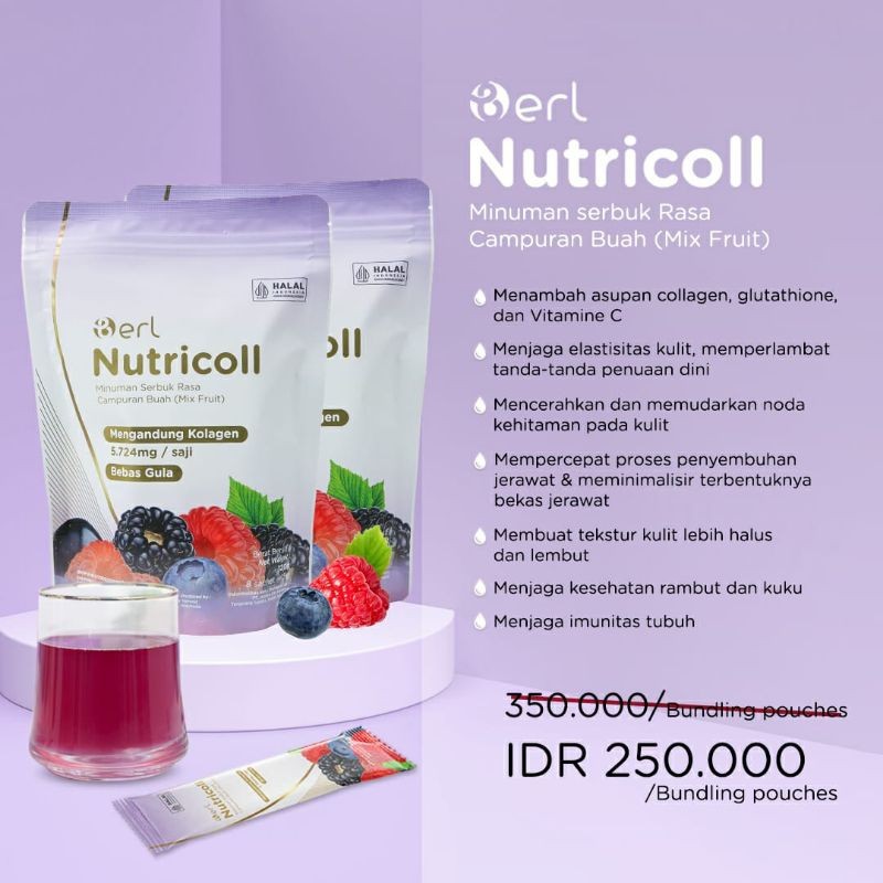 

BErl Nutricoll minuman Kolagen mix fruit