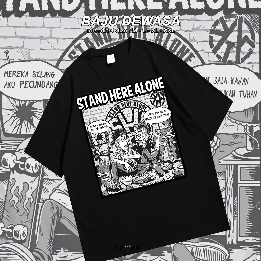 KAOS BAND STAND HERE ALONE MEREKA BILANG AKU PECUNDANG / KAOS BAND / KAOS SHA / KAOS INDIE / KAOS PU