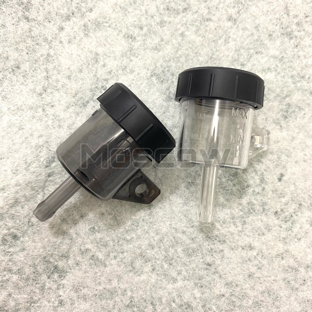 TABUNG MINYAK REM SMOKE DAN BENING THAI MIKA BOTOL MASTER HANDLE REM DEPAN BELAKANG MIRING KECIL DAN