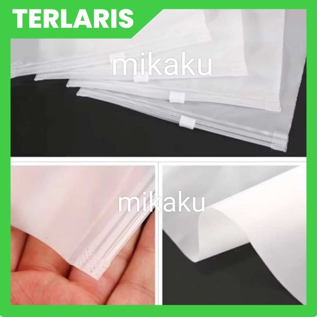 Mika Ziplock /Plastik Ziplock / Zipper Bag / Plastik Packing / Plastik Ziplock / isi20 pcs