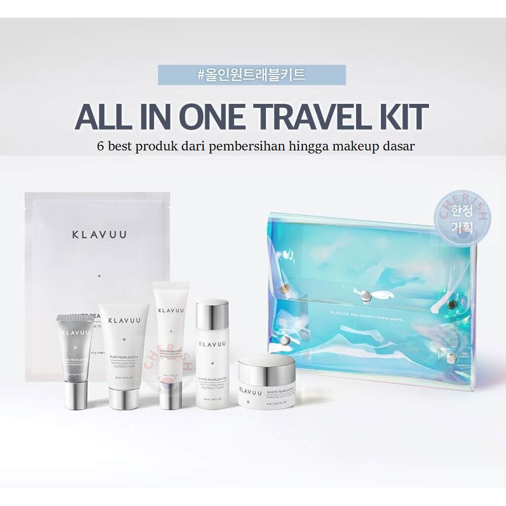 KLAVUU All In One Travel Kit 6 Items one set
