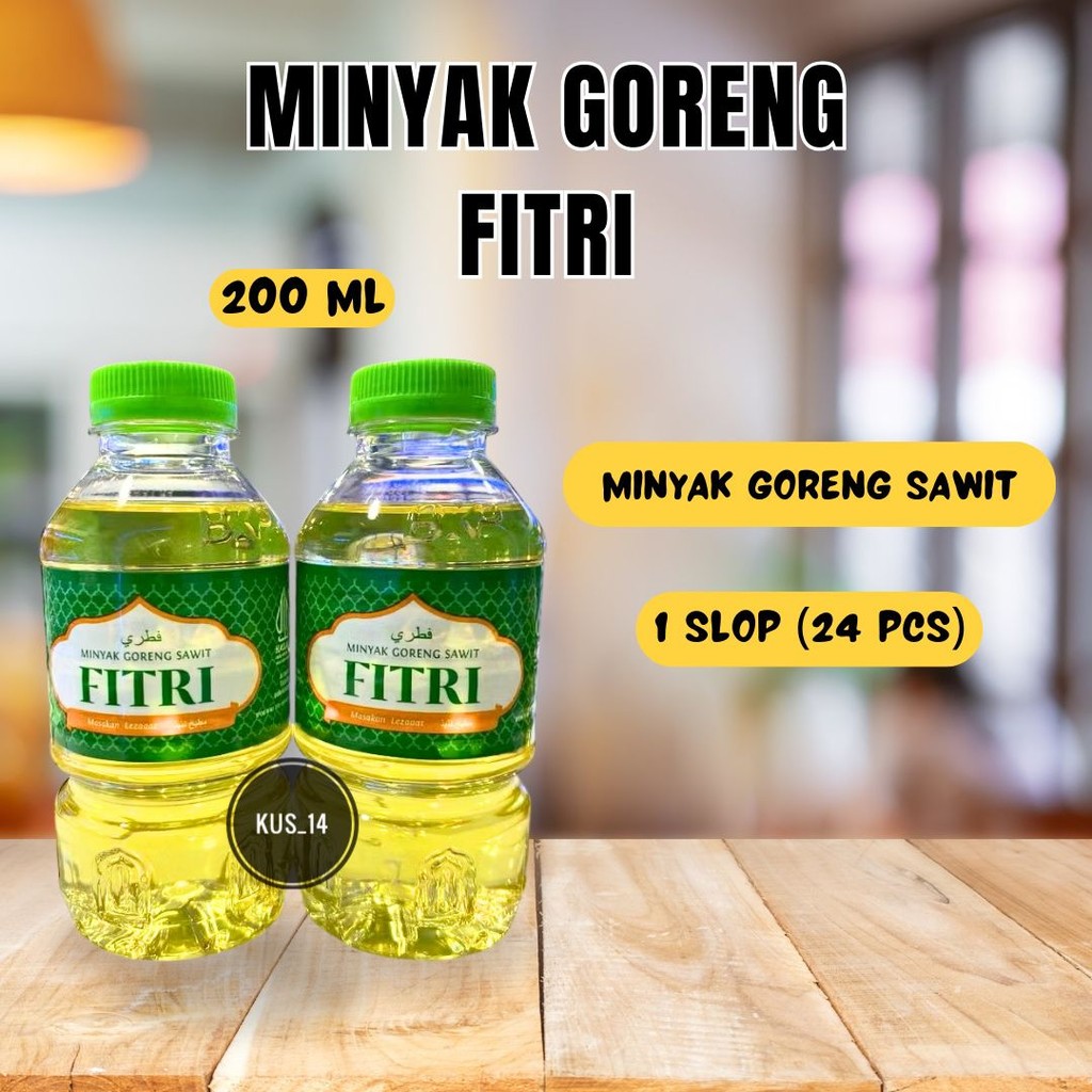 

MINYAK GORENG FITRI 200ML 1 SLOP ISI 24 PCS MURAH