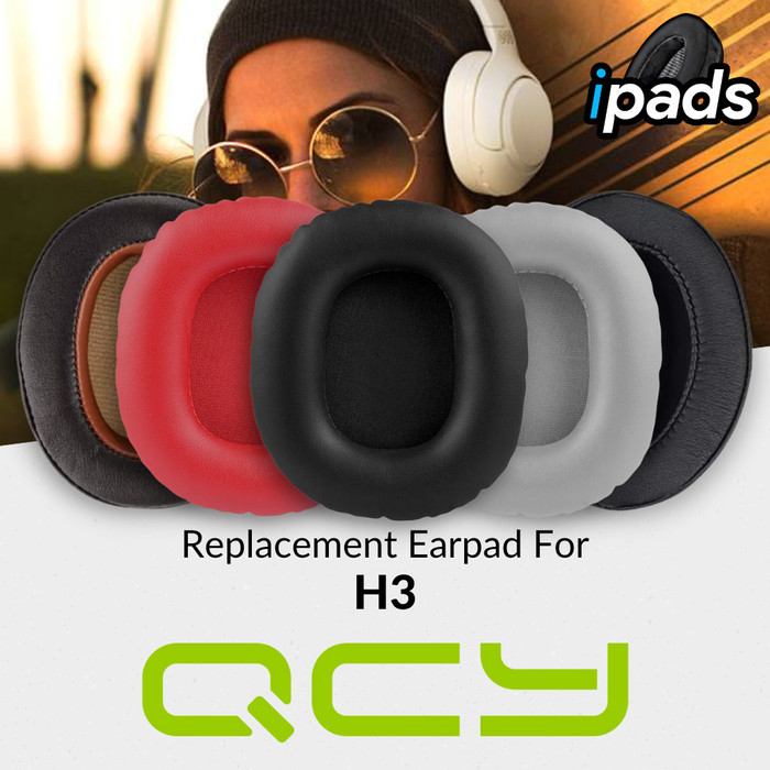 Earpad Earcup Ear Cushion Foam Busa QCY H3 H 3 H-3 Bantalan Ear Pad