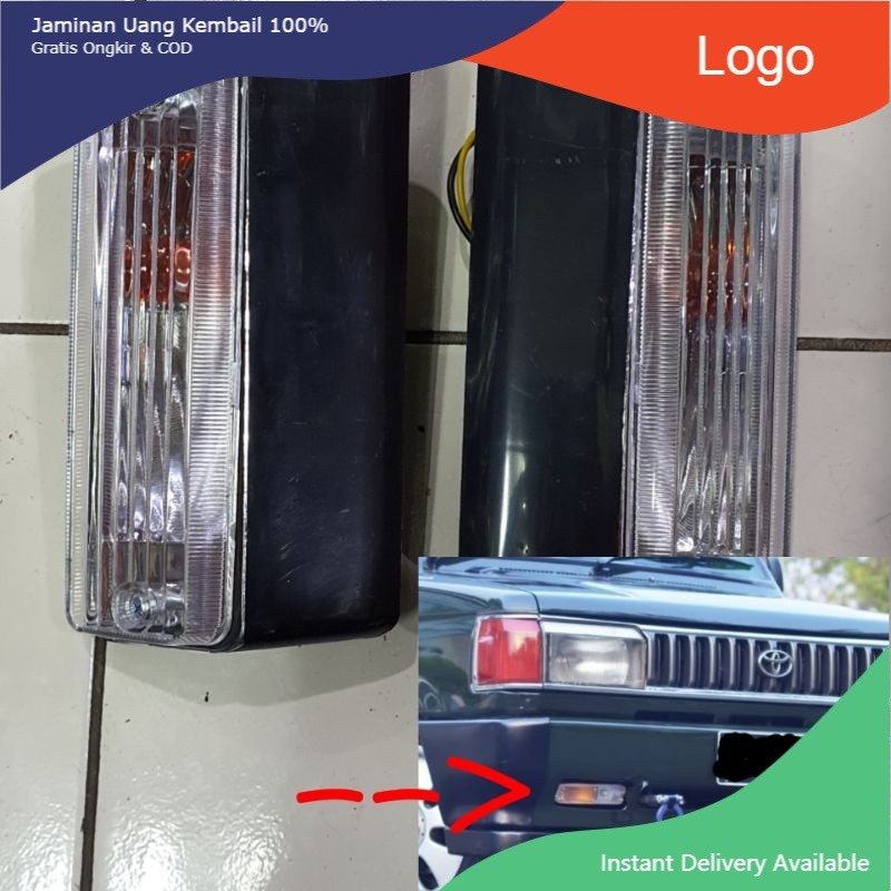 Lampu sein bumper kristal Kijang Grand 1992-2996. Tasya_Variasi_Mobil