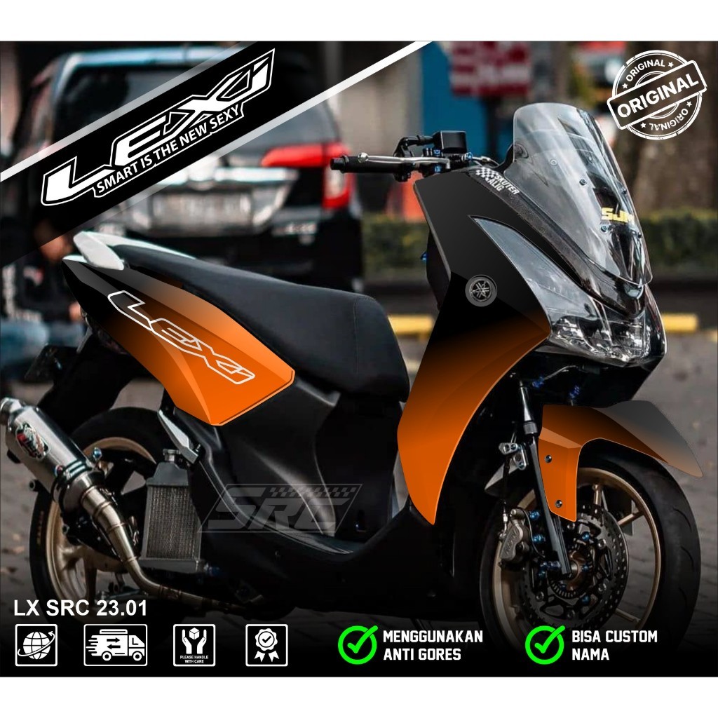 Decal Sticker Full Body Yamaha LEXI Stiker Yamaha LEXI Full Body Striping Yamaha LEXI Racing DV 01