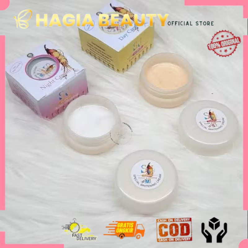 TERLARIS - Cream SJ Ginseng Siang/Day Malam/Night Krim (BEST SELLER)