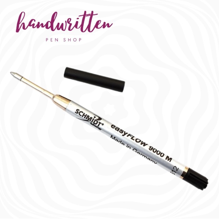 

[TERBARU] SCHMIDT EasyFlow 9000 Hybrid Ballpoint Pen Refill G2 Parker/ Pulpen - Black Medium