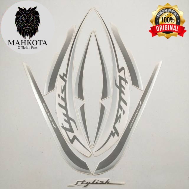 Original Asli Striping Stiker Polet list motor honda scoopy stylish 2019 idling stop  motor list bod